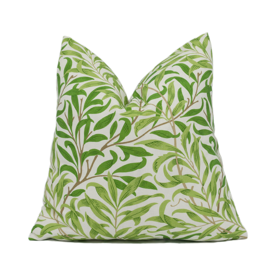William Morris - Willow Boughs - Leaf Green - Simply Morris - Classic Spring English Cushion Cover - Luxury Throw Pillow - Handmade Home.