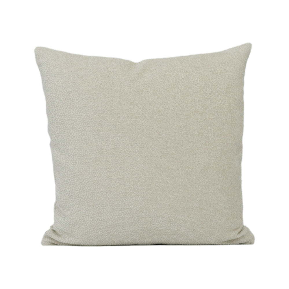 Stunning Plush Dotty Textured Cream Velvet Cushion Cover - Handmade Throw Pillow - Designer Home Décor.