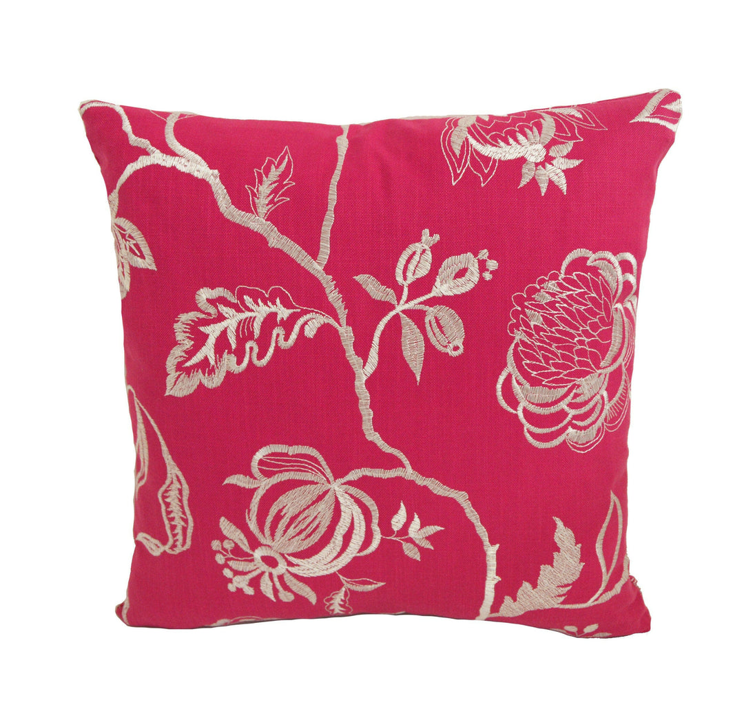 Prestigious Textiles - Lahini - Fuchsia - Cushion Covers/Pillow Throws Embroidery.