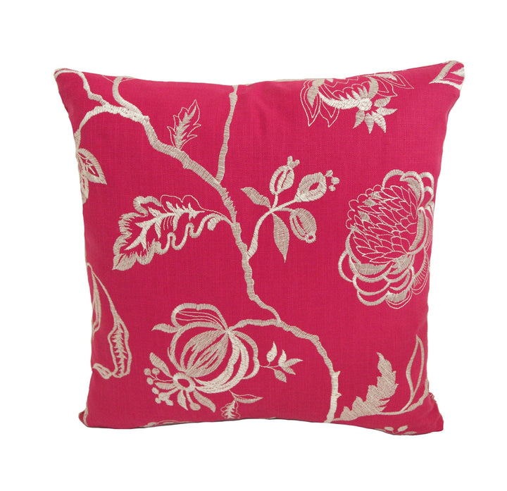 Prestigious Textiles - Lahini - Fuchsia - Cushion Covers/Pillow Throws Embroidery.