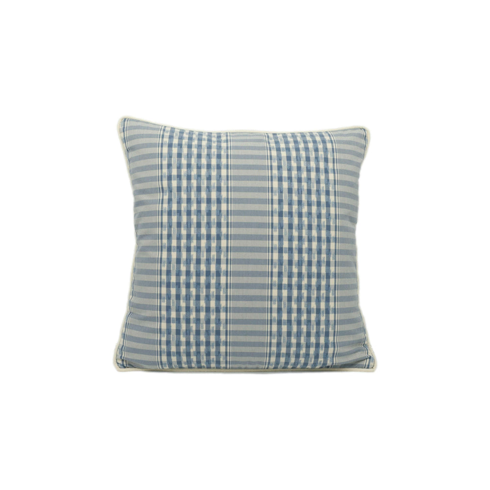 Colefax and Fowler - Langham Check - Blue - Charming Vintage Inspired Country Cushion Cover - Handmade Throw Pillow - Designer Home Décor.