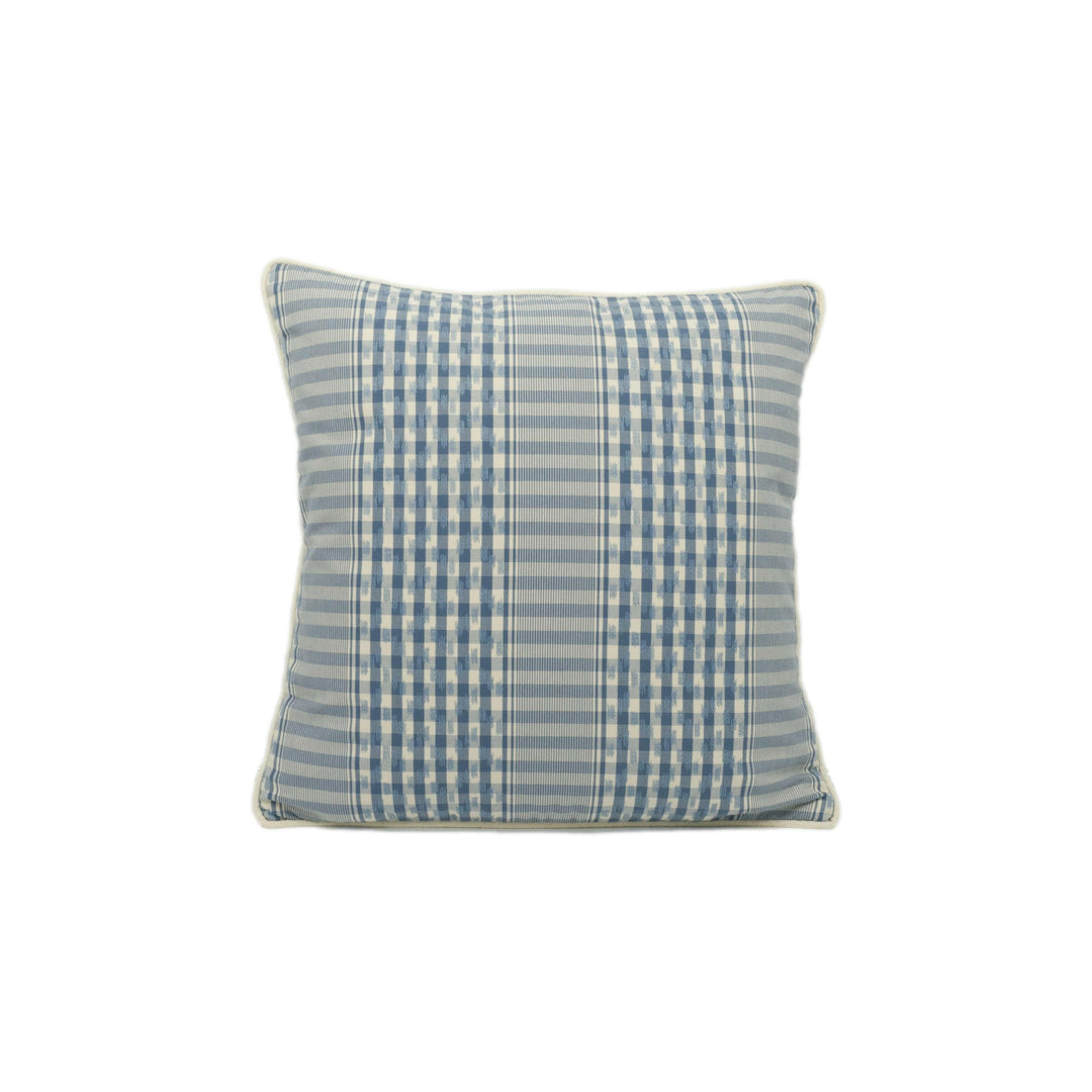 Colefax and Fowler - Langham Check - Blue - Charming Vintage Inspired Country Cushion Cover - Handmade Throw Pillow - Designer Home Décor.