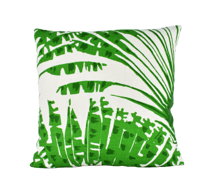 Christopher Farr x Michael Szell - Palma - Green - Iconic Fresh Palm Tree Designer Cushion Cover - Luxury Throw Pillow Handmade Home Decor.