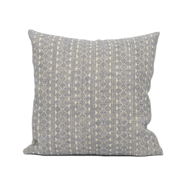 Fermoie - Quantock - Neutral 006 - Geometric Stripes and Diamonds Cushion Cover - Handmade Throw Pillow - Designer Home Décor