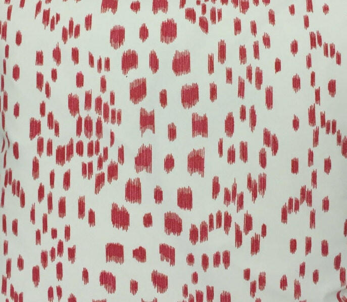 Brunschwig & Fils - Les Touches - Pink Luxurious Modern Animal Print Designer Cushion Cover - Luxury Throw Pillow - Handmade Home Decor.