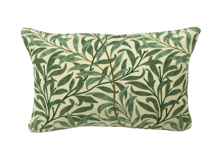 William Morris - Willow Boughs - Cream / Green - Cushion Cover Throw Pillow Designer Home Decor.
