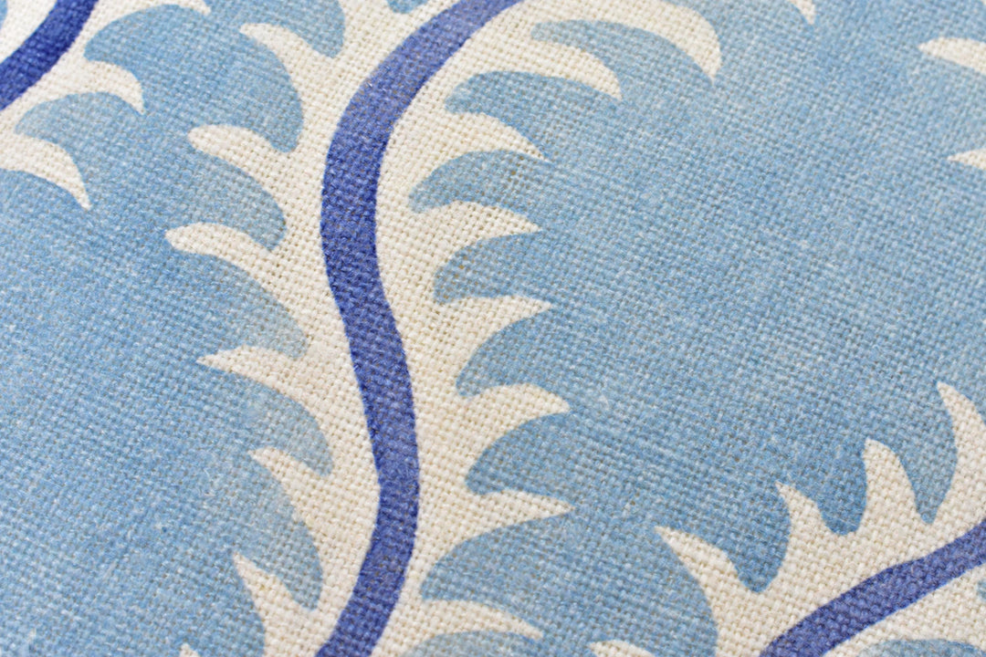 Linwood – Helter Skelter – Fountain – Luxury Designer Fern Linen Cushion Cover