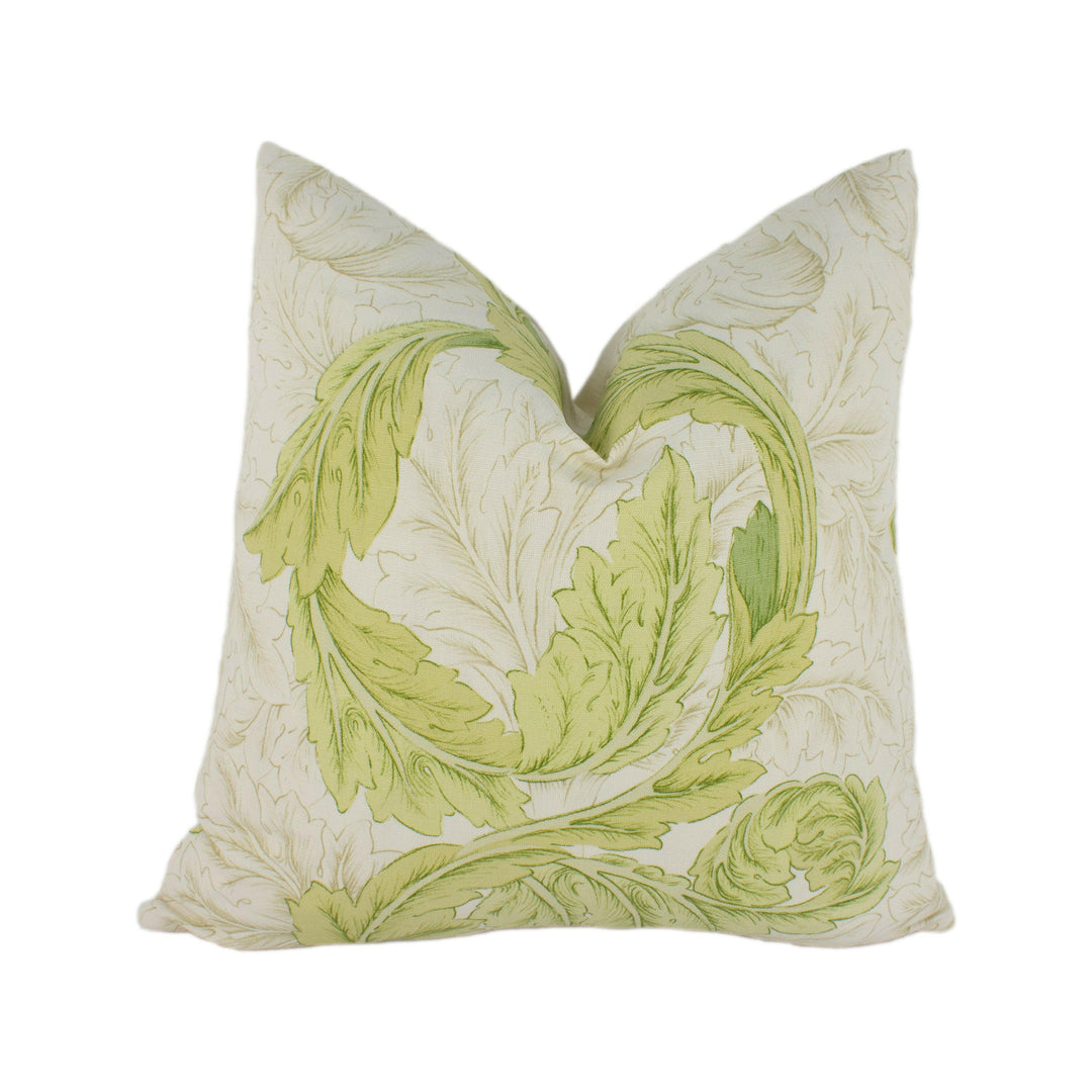 William Morris - Acanthus Scroll - Parchment / Thyme - Cushion Cover Pillow Throw Stunning Designer Home Decor.