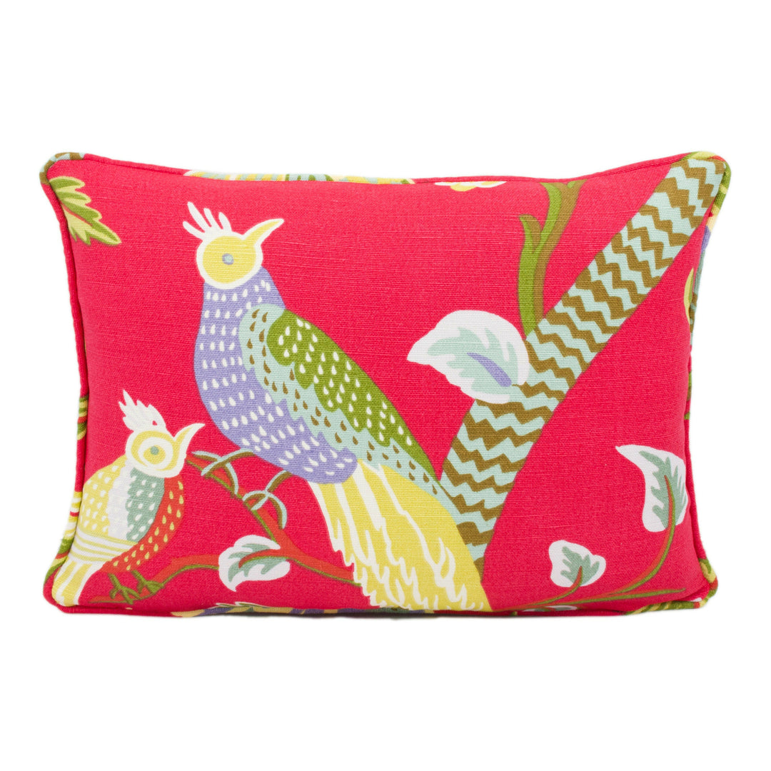 Thibaut - Janta Bazaar - Red - Cushion Cover Pillow Throw Designer Home Decor.