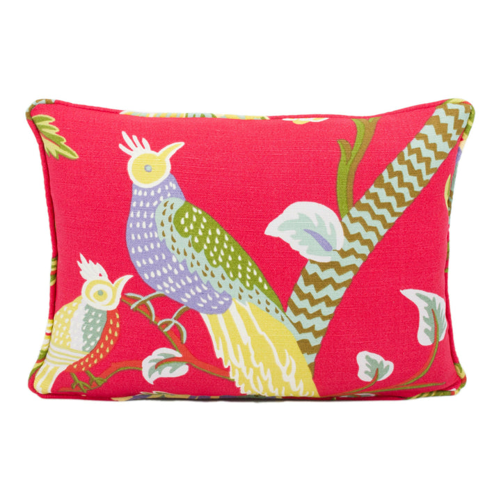 Thibaut - Janta Bazaar - Red - Cushion Cover Pillow Throw Designer Home Decor.