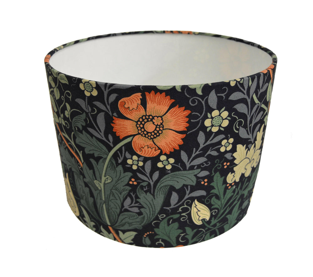 William Morris - Compton - Indigo / Green - Lampshade Stunning Handmade.