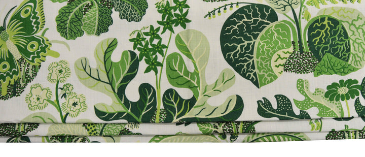 Schumacher - Exotic Butterfly - Leaf -  Made To Measure Professionally Made Roman Blind.