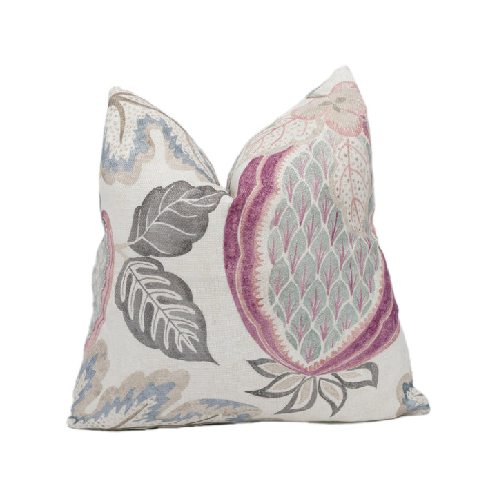 Sanderson - Cantaloupe - Blush / Dove - Cushion Cover Throw Pillow Designer Home Decor.
