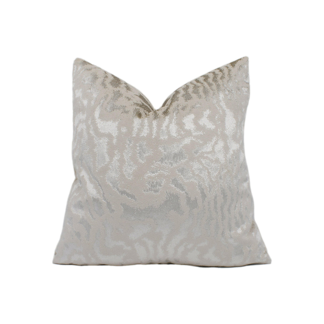 Harlequin - Seduire - Oyster - Plush Animal Print Velvet Designer Cushion Cover Throw Pillow Handmade Home Decor.