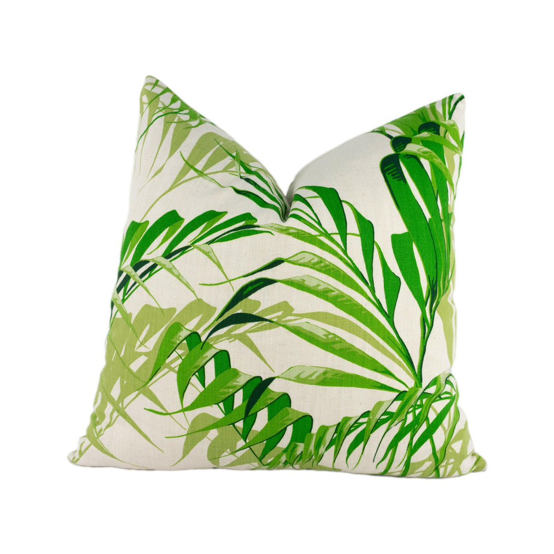 Sanderson - Palm House - Botanical Green - Cushion Cover Throw Pillow Designer Home Decor.