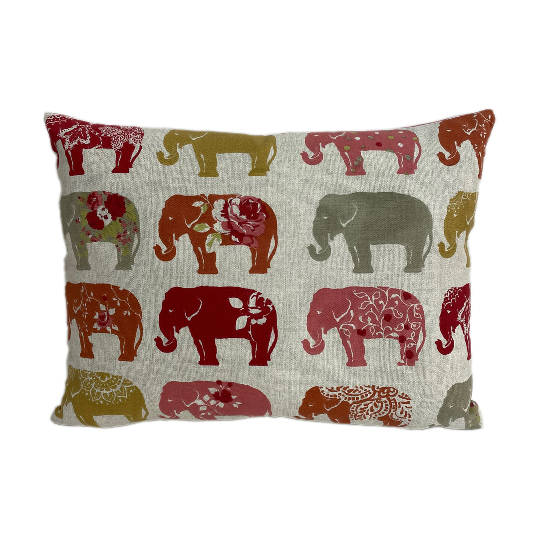 Clarke &amp; Clarke x Studio G - Elephants - Spice - Cushion Cover Pillow Throw Stunning Interior Design Home Decor