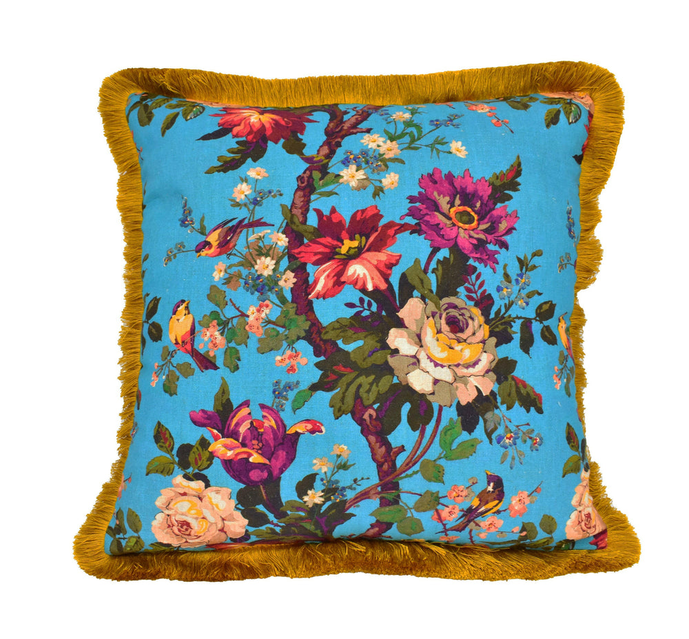 Liberty - Lady Kristina - Parasol - Handmade Cushion Cover Stunning Throw Pillow Designer Home Décor.