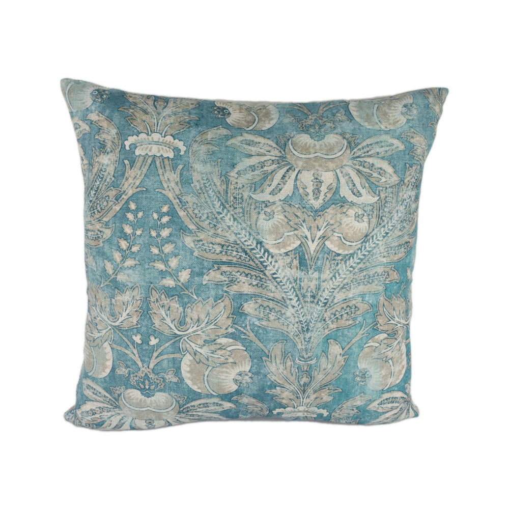 GP & J Baker - Lapura Damask - Blue - Stunning Designer Cushion Cover Home Decor Throw Pillow.