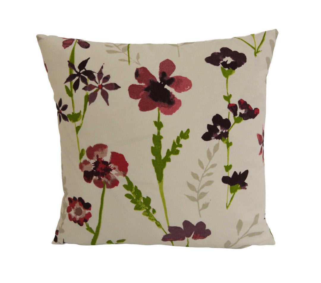 Bill Beaumont - Garden Walk - Plum - Designer Cushion Cover Stunning.