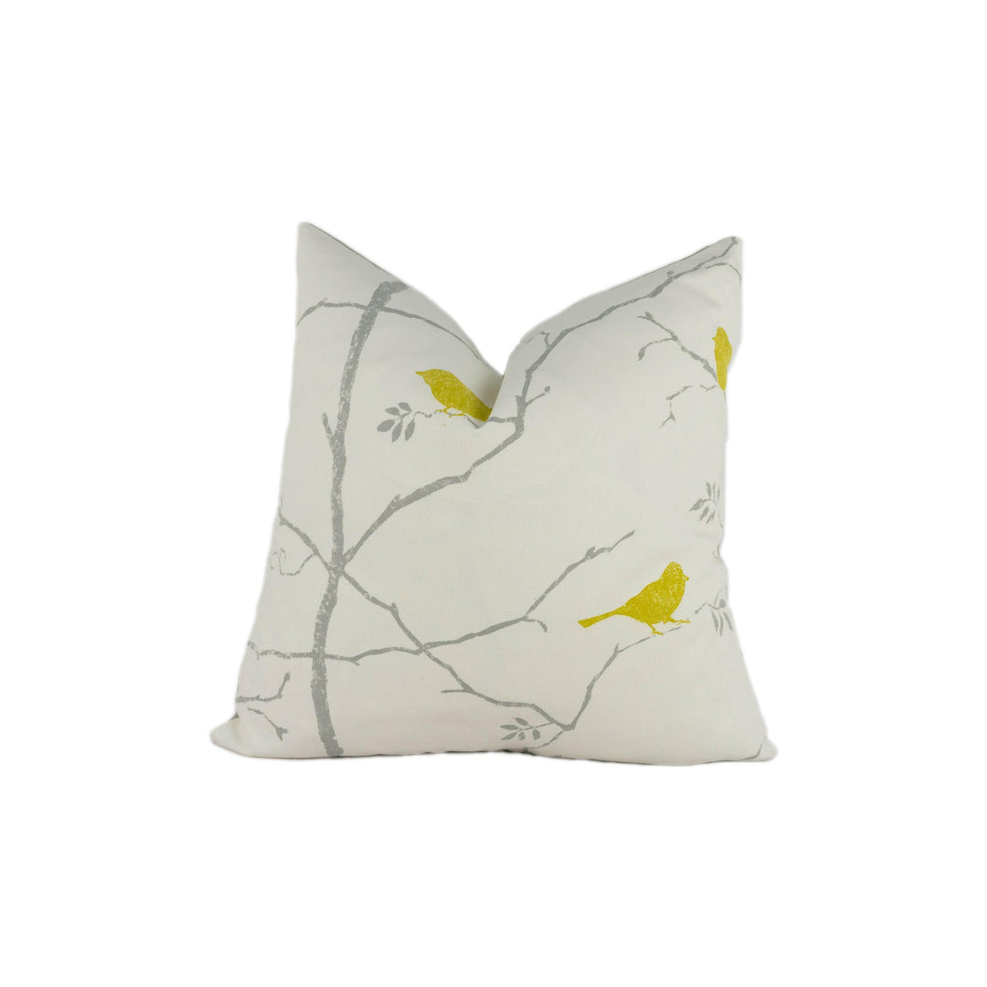 Sanderson - Dawn Chorus - Linden / Slate - Stunning Designer Cushion Cover Home Décor Throw Pillow.