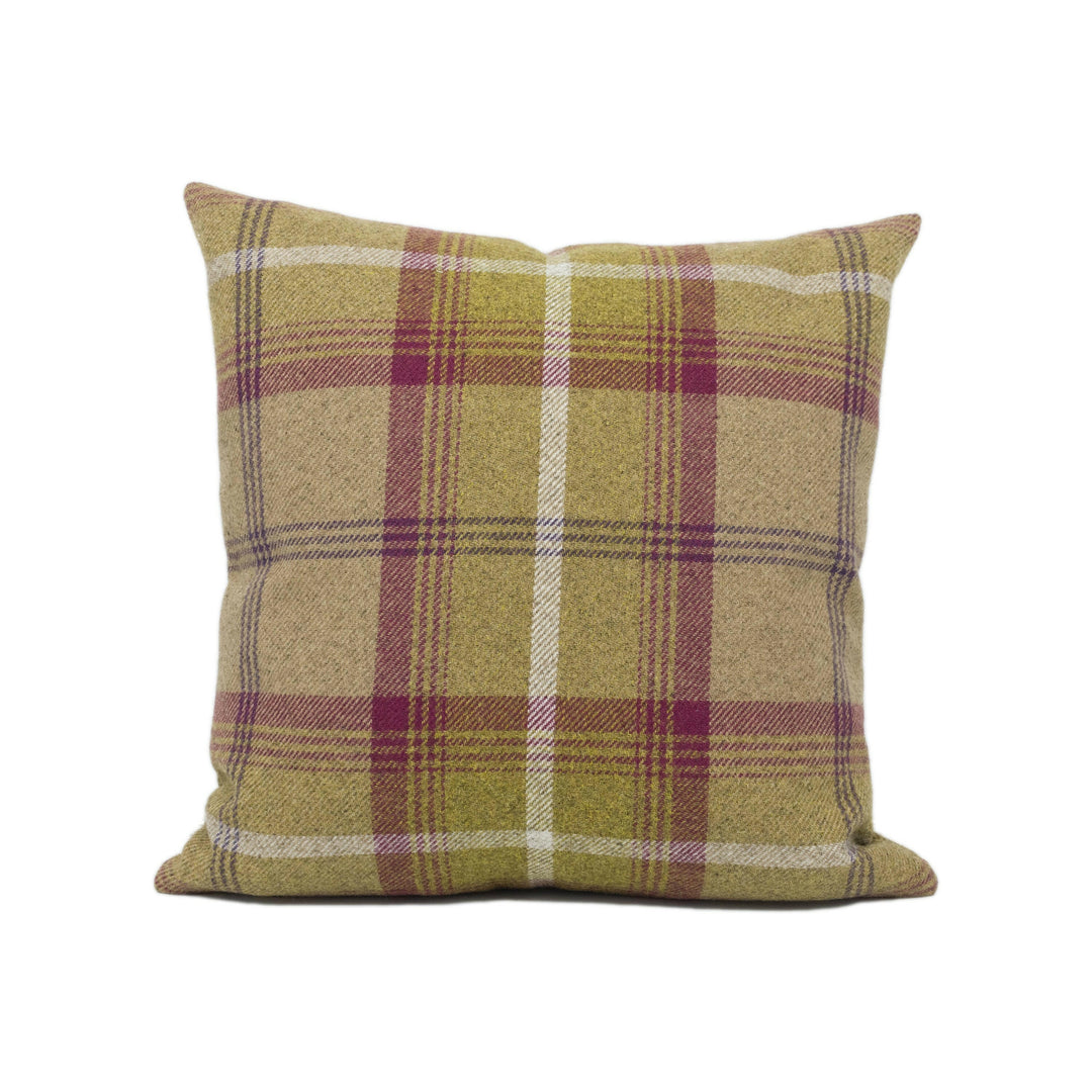 Porter & Stone - Balmoral - Heather - Plaid Tartan Cushion Cover - Handmade Throw Pillow - Designer Home Décor.
