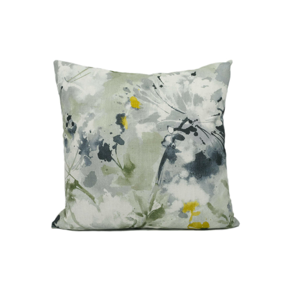 Sanderson - Simi - Grey / Pearl - Stunning Watercolour Floral Cushion Cover - Handmade Throw Pillow - Designer Home Décor.