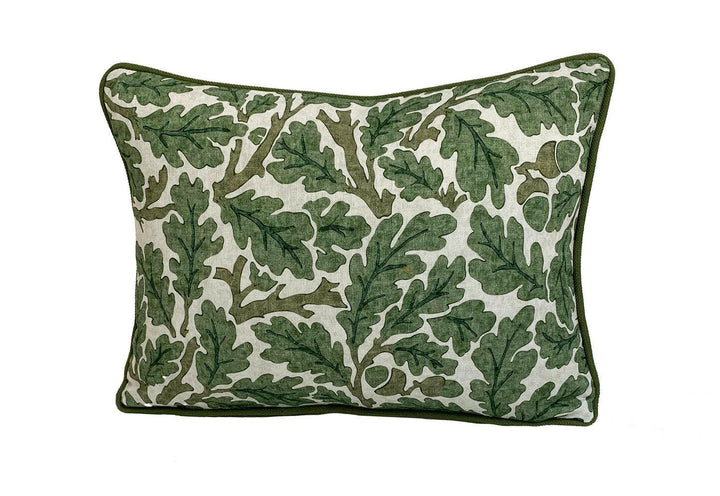William Morris - Oak - Forest / Cream - Cushion Cover Throw Pillow Designer Home Decor.