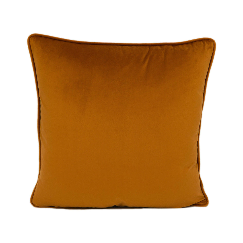 Designer Velvet Stunning Orange Cushion Covers Throw Pillow Designer Home Decor.