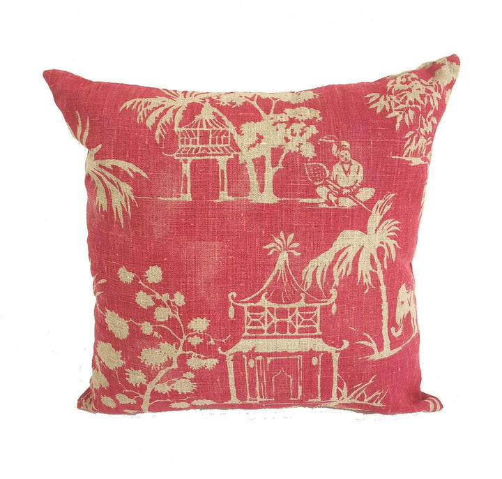 Clarke and Clarke - Mandir - Sorbet - Cushion Cover Pillow Throw.