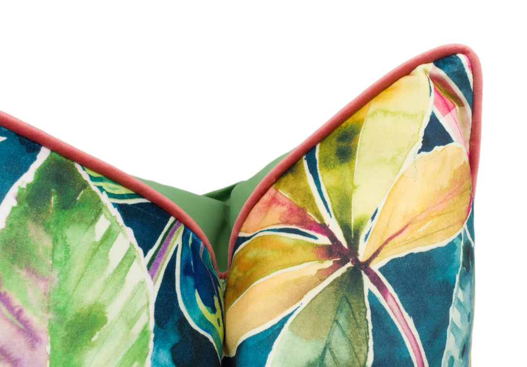 Clarke & Clarke x Studio G - Rainforest Velvet - Multi  Cushion Cover Pillow Throw Designer Home Decor.