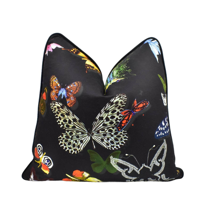 Christian Lacroix x Designers Guild - Butterfly Parade - Oscuro - Stunning Maximalist Butterflies Designer Cushion Cover - Luxury Throw.