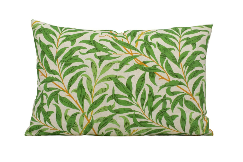 William Morris - Willow Boughs - Leaf Green - Cornubia - Classic English Morris Cushion Cover Fresh Green Leaves Pillow Cover Modern Morris.