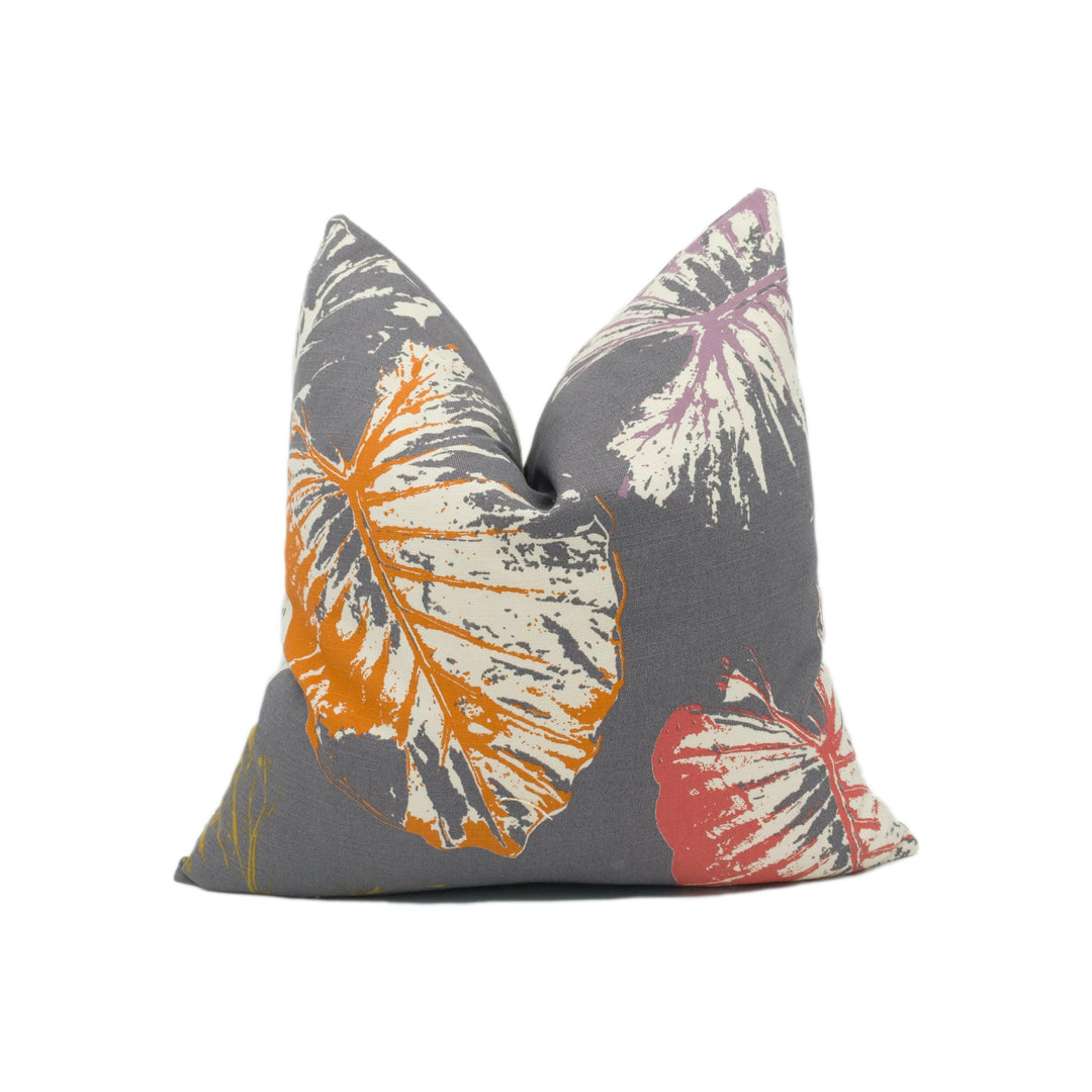 Harlequin - Palmetto - Amber / Graphite - adjective Cushion Cover - Handmade Throw Pillow - Designer Home Décor.