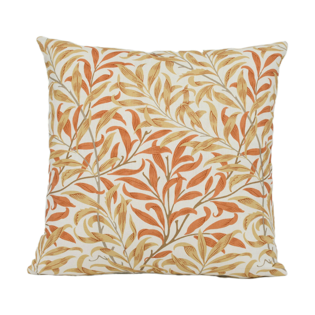 William Morris - Willow Bough - Russet / Ochre - Classic Autumnal English Cushion Cover Handmade Fall Throw Pillow Designer Home Décor.