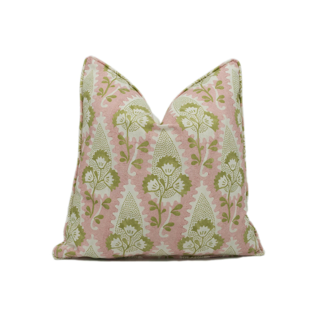 Thibaut - Anna French - Cornwall - Blush - Beautiful Botanical Paisley Designer Cushion Cover - Luxury Throw Pillow - Handmade Home Décor.