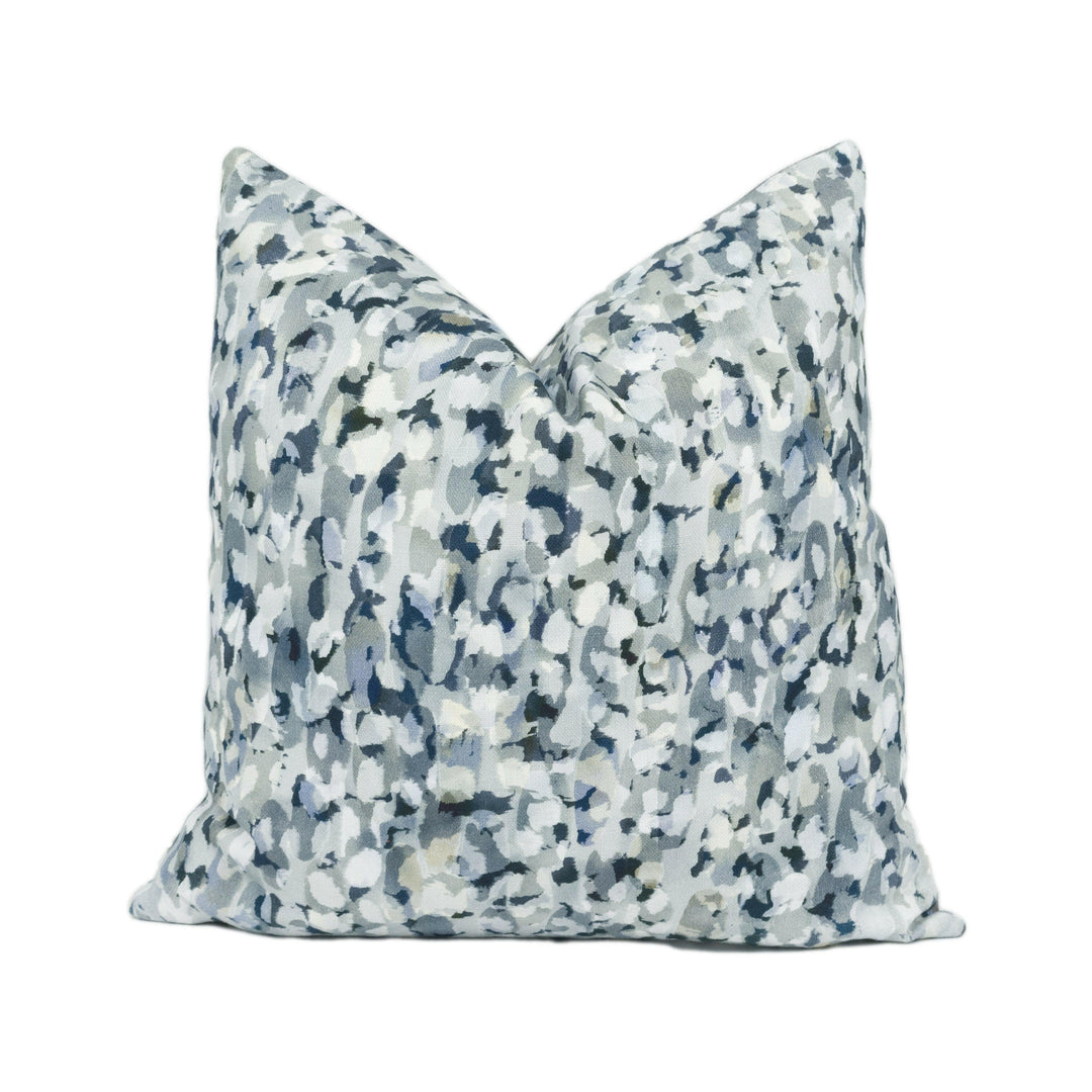 Harlequin - Sabi - Seaglass / Cerise / Indigo - Abstract Painted Animal Print Cushion Cover Handmade Throw Pillow Designer Home Décor.