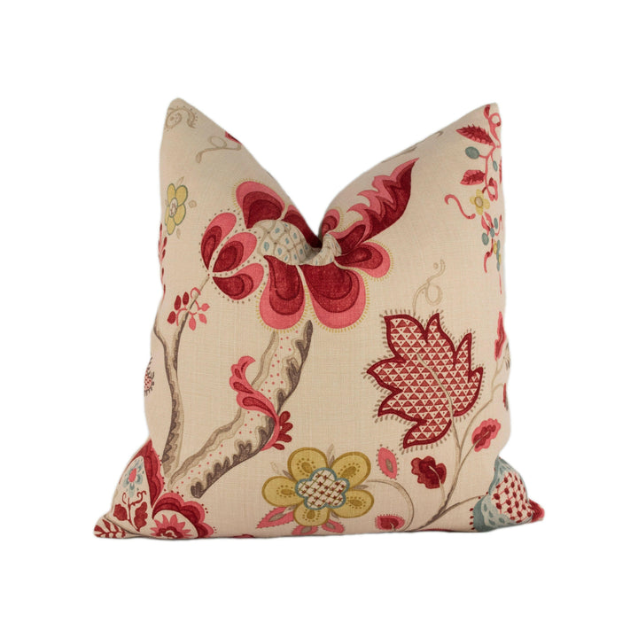 Sanderson - Roslyn - Berry / Slate - Stunning Designer Cushion Cover Home Décor Throw Pillow.