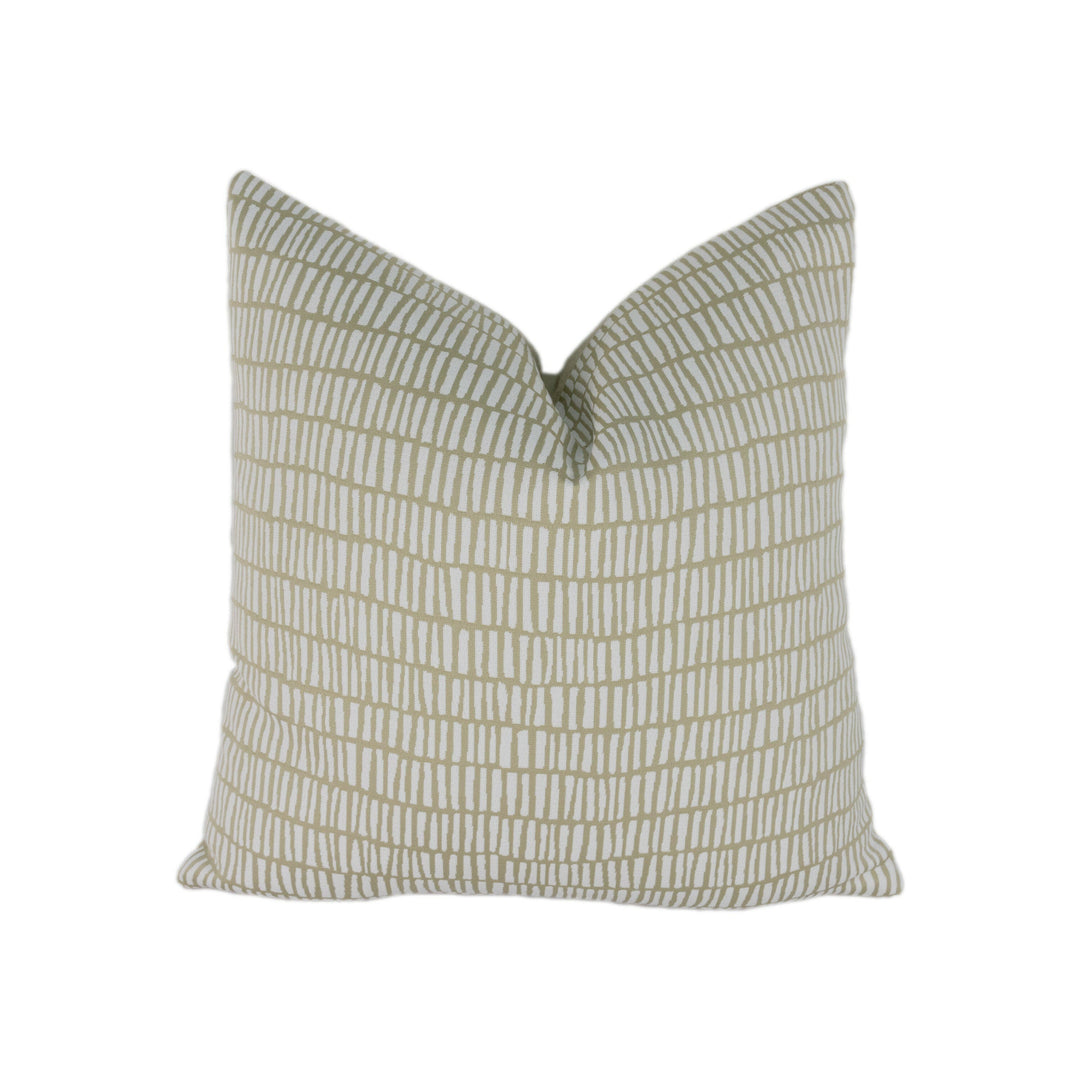 Scion - Tocca - Putty - Simplistic Modern Geometric Cushion Cover Handmade Throw Pillow Designer Home Decor.