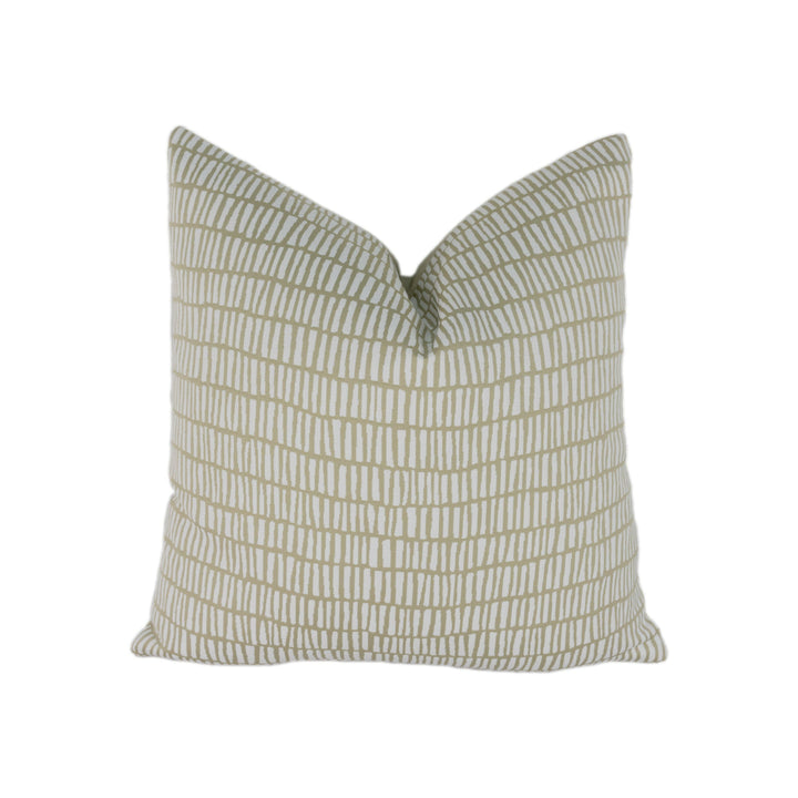 Scion - Tocca - Putty - Simplistic Modern Geometric Cushion Cover Handmade Throw Pillow Designer Home Decor.