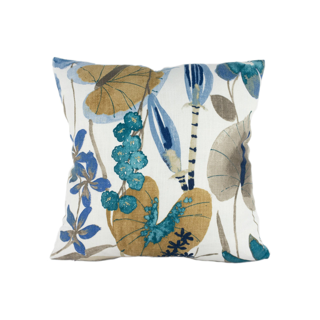 Harlequin Nalina Indigo / Mustard / Stone - Exotic Blue Floral