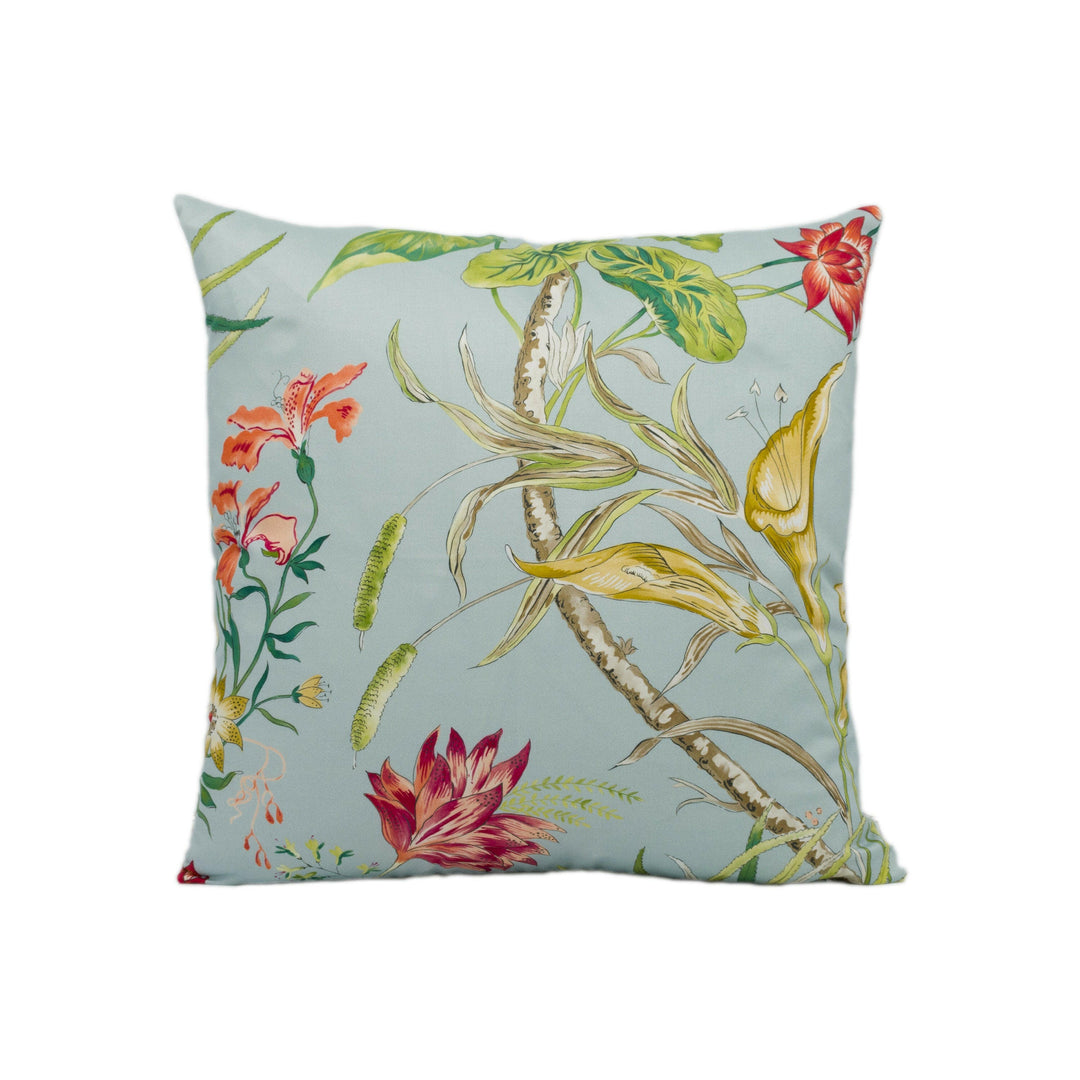 Sanderson - Mauritius - Rose / Duck Egg - Stunning Designer Cushion Cover Home Décor Throw Pillow.