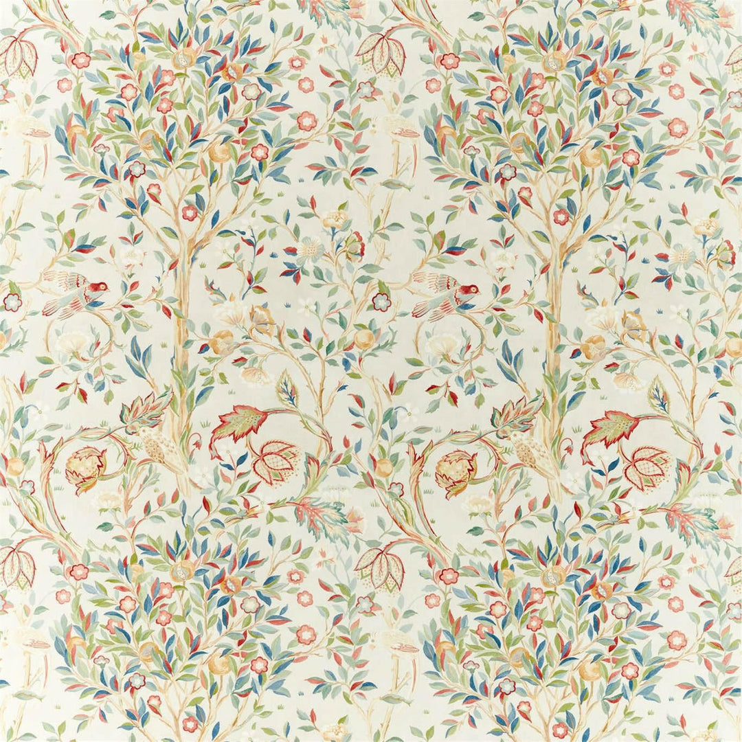 William Morris - Melsetter - Linen - Classic Floral Fruit Tree Bird Cushion Cover - Handmade Throw Pillow - Designer Home Décor.