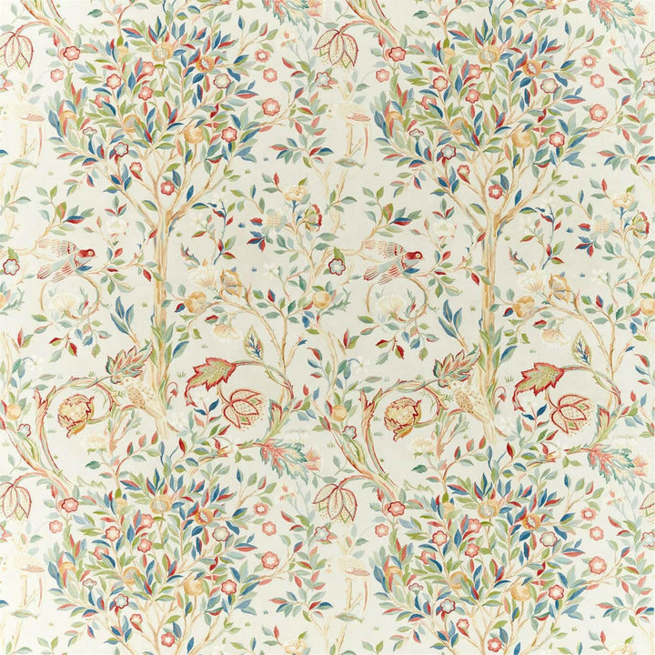 William Morris - Melsetter - Linen - Classic Floral Fruit Tree Bird Cushion Cover - Handmade Throw Pillow - Designer Home Décor.