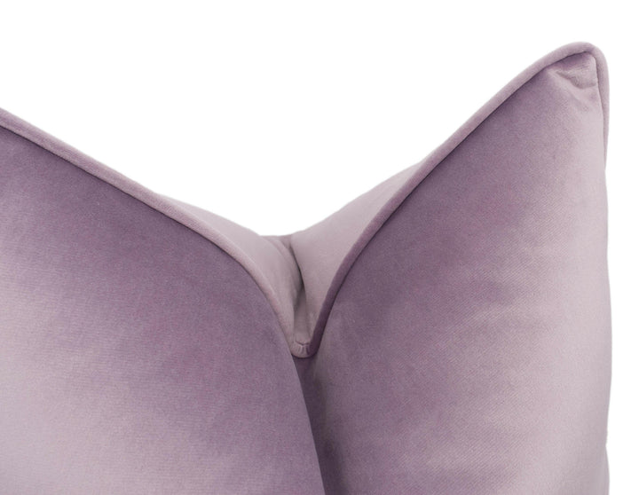 Stunning Designer Heather Purple Velvet Cushion Cover - Handmade Throw Pillow Designer Home Décor.