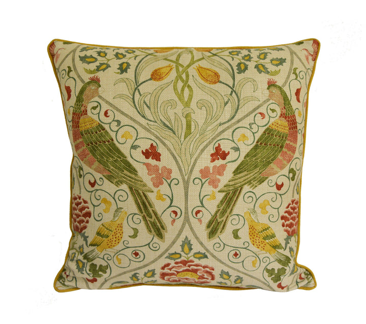 William Morris - Seasons by May - Linen - Cushion Cover Throw Pillow Designer Home Decor.