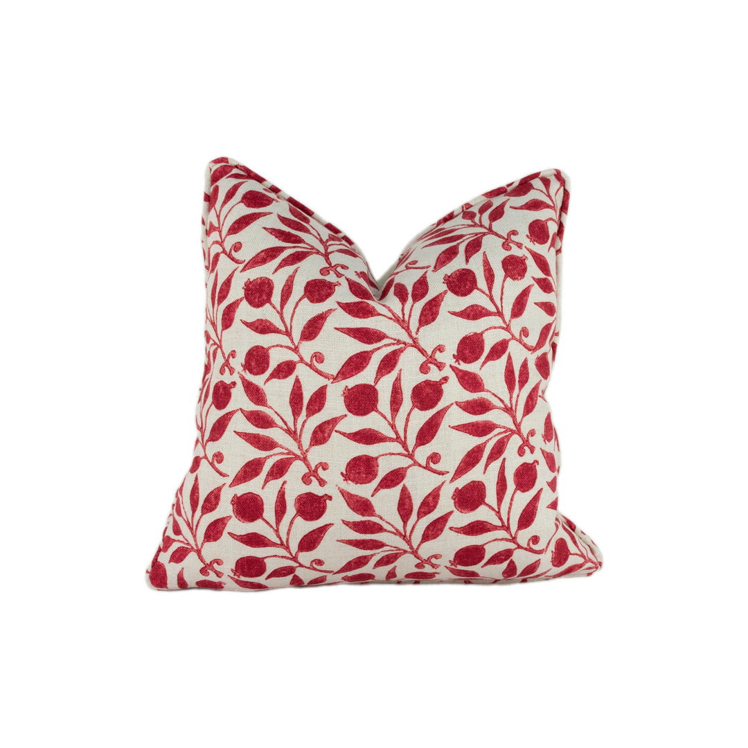 William Morris - Rosehip - Rose - Classic Morris Intricate Floral Designer Cushion Cover - Luxury Throw Pillow - Handmade Home Decor.