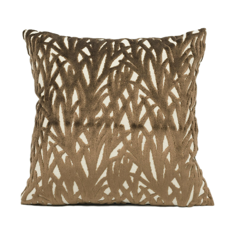 Iliv - Arboretum - Bark- Stunning Abstract Plush Velvet Cushion Cover - Handmade Throw Pillow - Designer Home Décor.