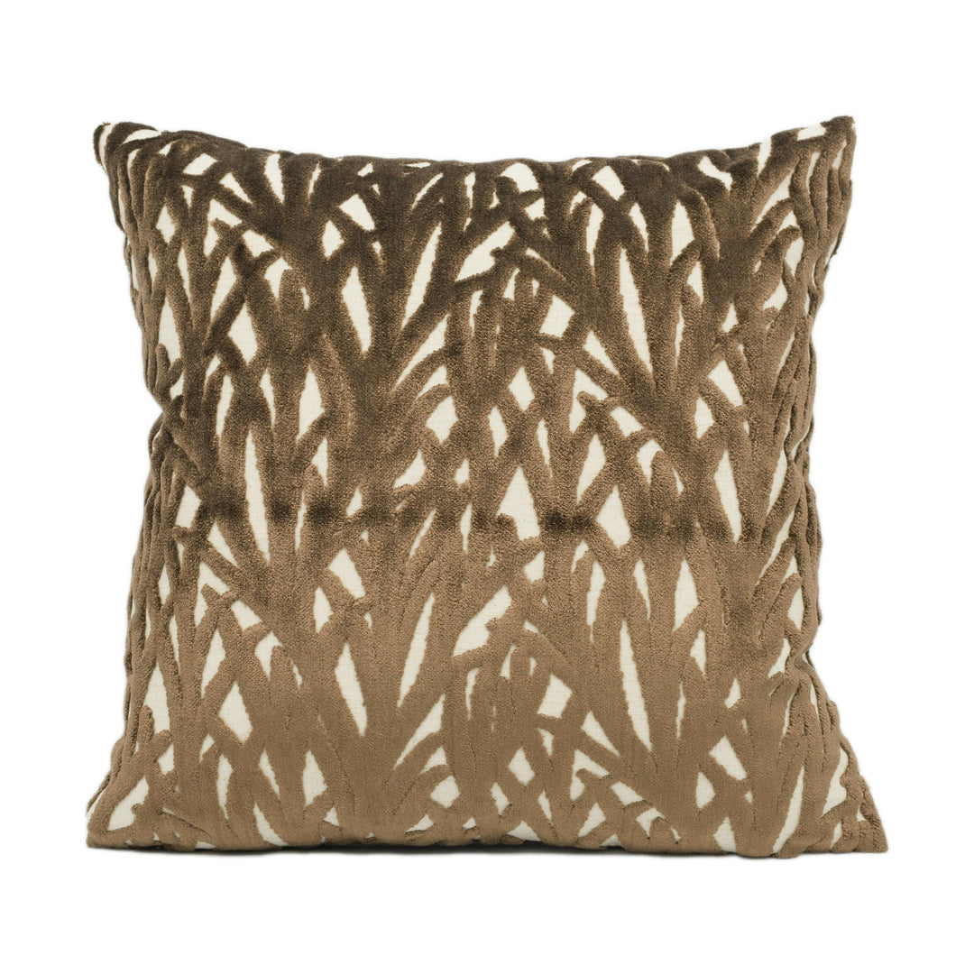 Iliv - Arboretum - Bark- Stunning Abstract Plush Velvet Cushion Cover - Handmade Throw Pillow - Designer Home Décor.