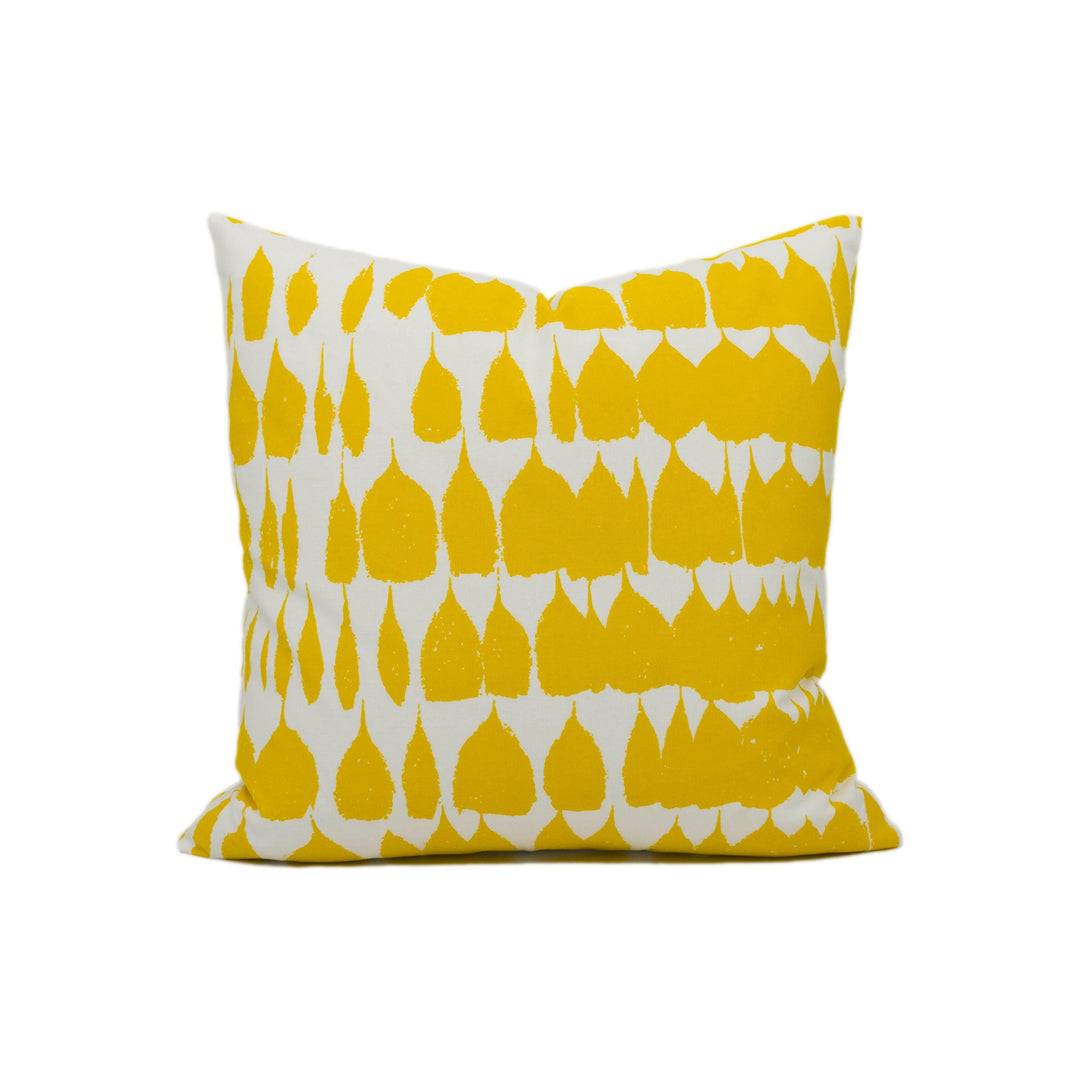 Schumacher - Queen of Spain - Daffodil - Painterly Mid-Century Designer Cushion Cover - Handmade Throw Pillow - Luxury Home Décor.
