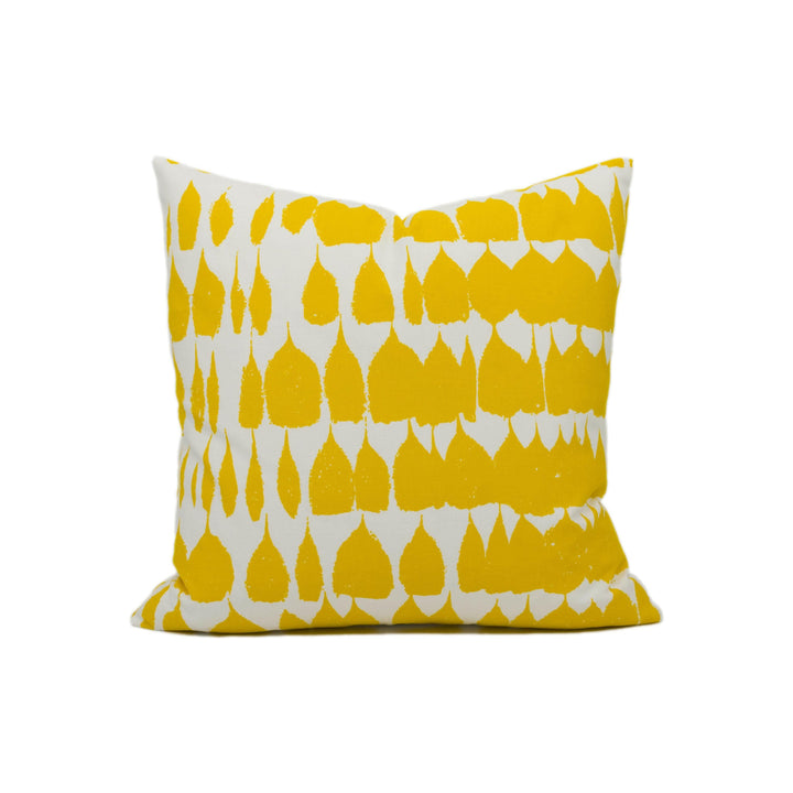 Schumacher - Queen of Spain - Daffodil - Painterly Mid-Century Designer Cushion Cover - Handmade Throw Pillow - Luxury Home Décor.
